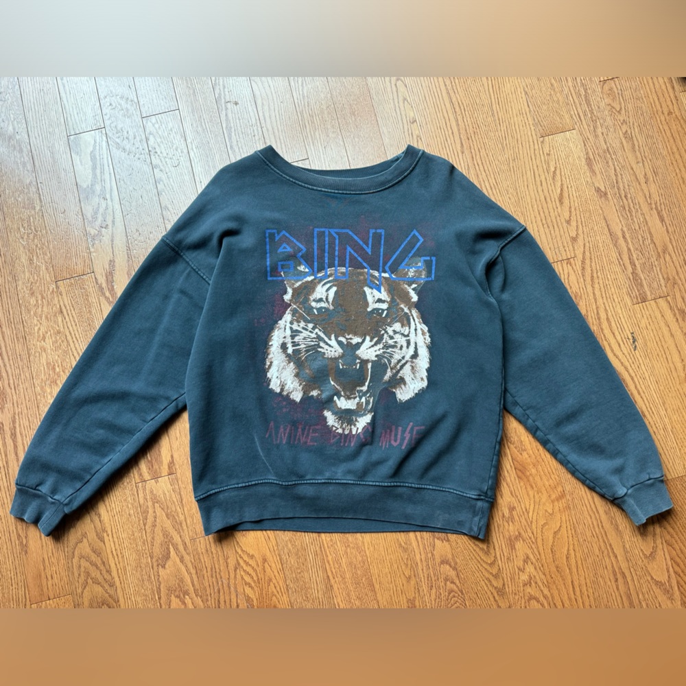 Anine Bing tiger graphic sweatshirt